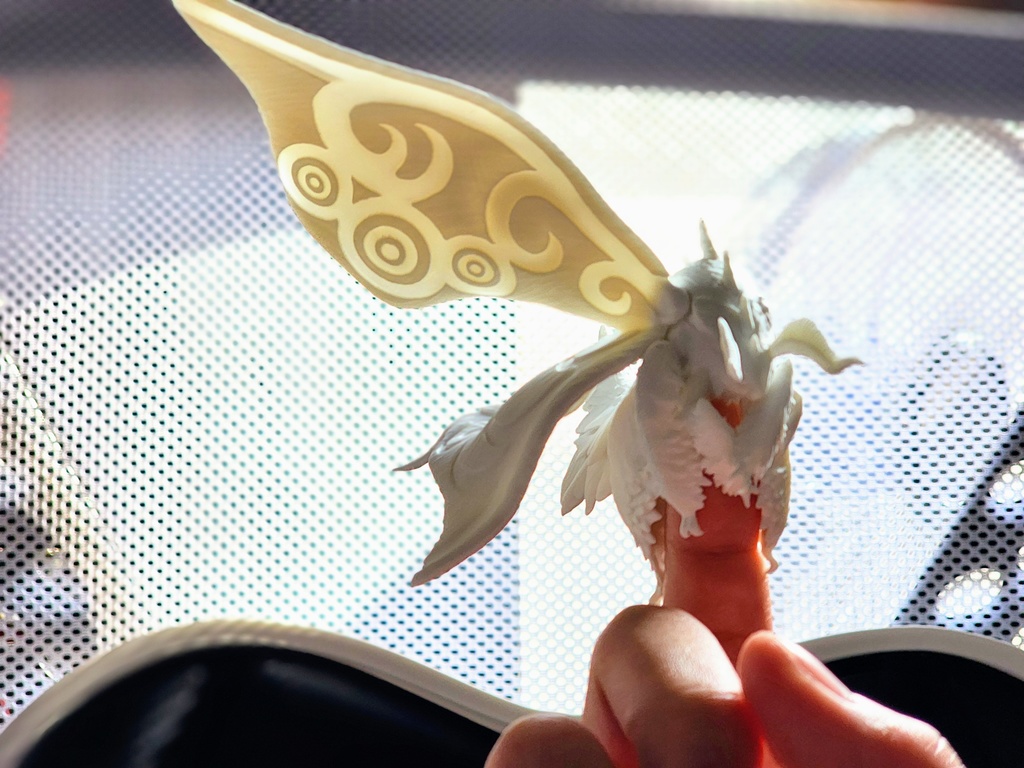 【フィギュア】もふもふ蛾の指人形 Stay/Fly