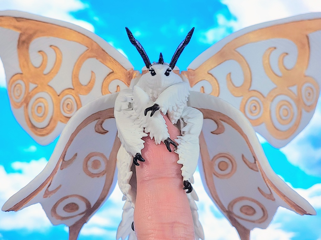 【フィギュア】もふもふ蛾の指人形 Stay/Fly