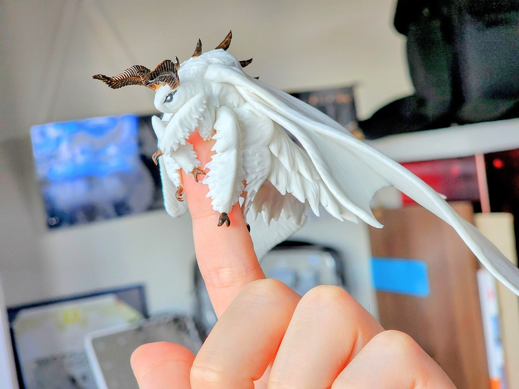 【フィギュア】もふもふ蛾の指人形 Stay/Fly