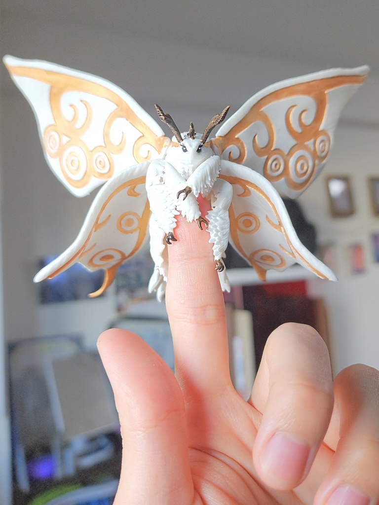 【フィギュア】もふもふ蛾の指人形 Stay/Fly