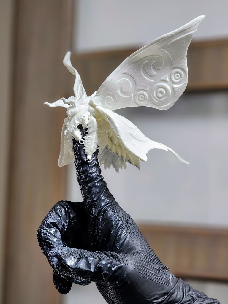 【フィギュア】もふもふ蛾の指人形 Stay/Fly