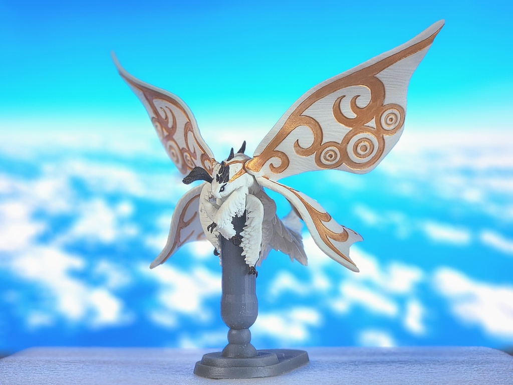 【フィギュア】もふもふ蛾の指人形 Stay/Fly