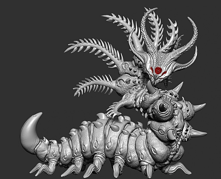 【ガレージキット】Caterpillar Nightmare