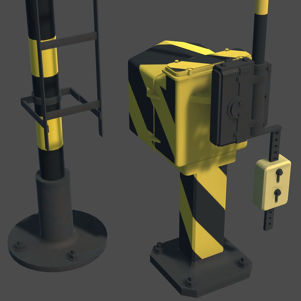 【VRChat想定】踏切