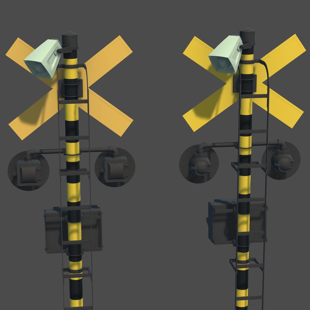 【VRChat想定】踏切