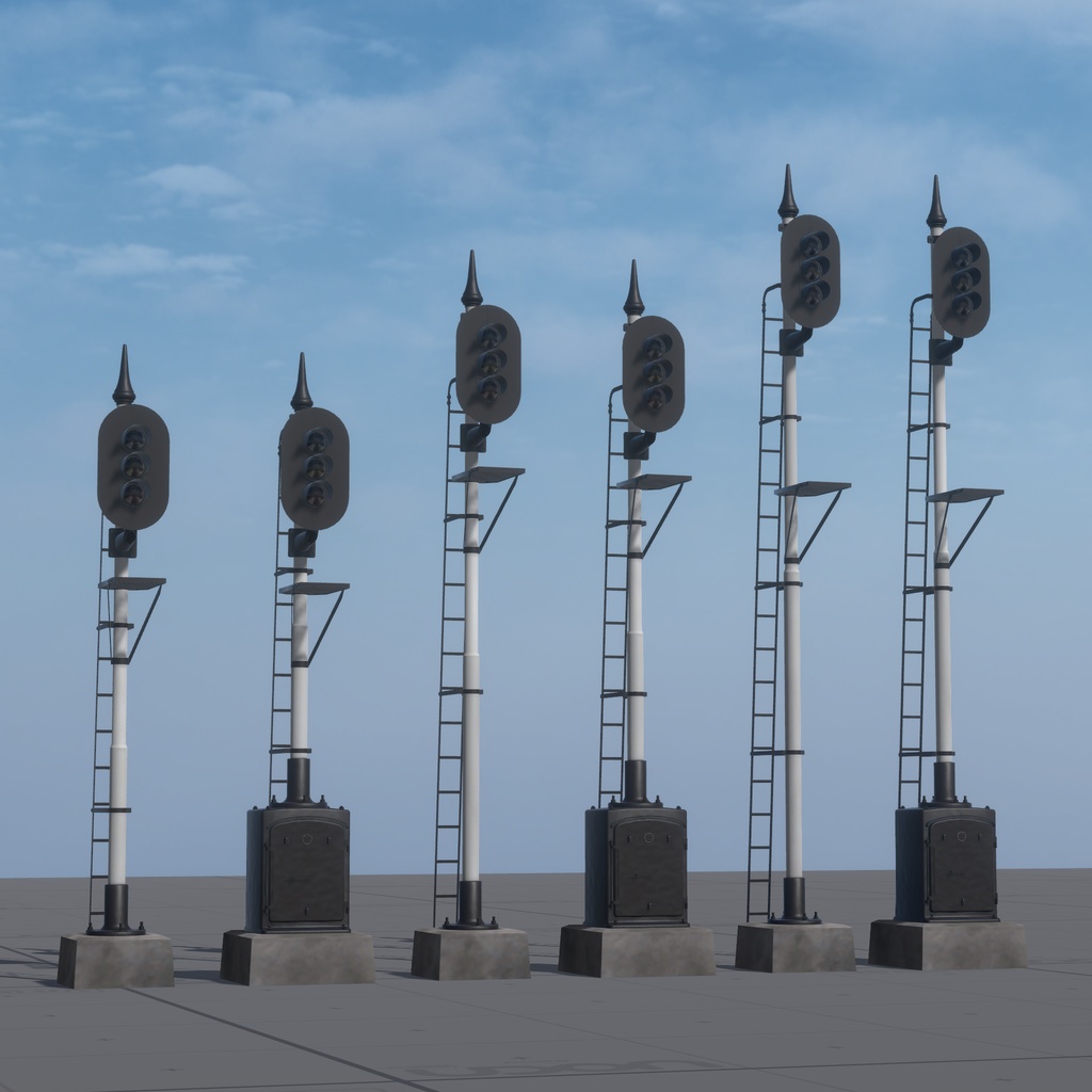 【VRChat想定】色灯信号機