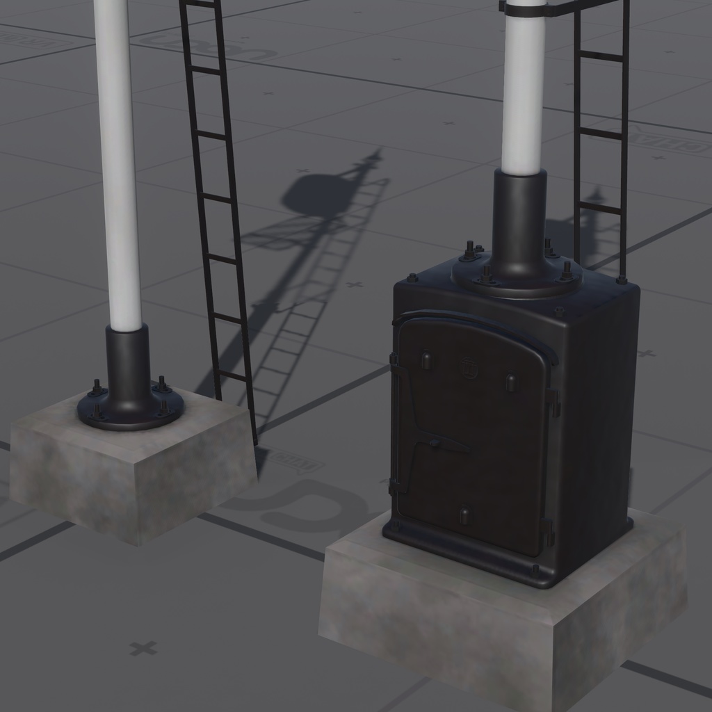 【VRChat想定】色灯信号機