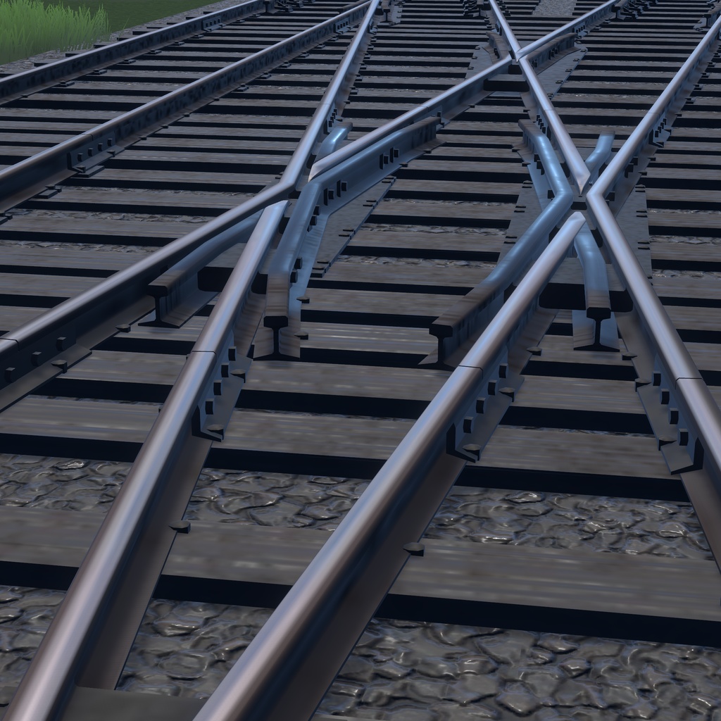 【VRChat想定】いなでんの線路セット