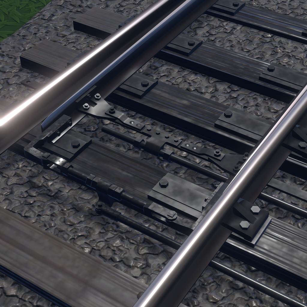 【VRChat想定】いなでんの線路セット