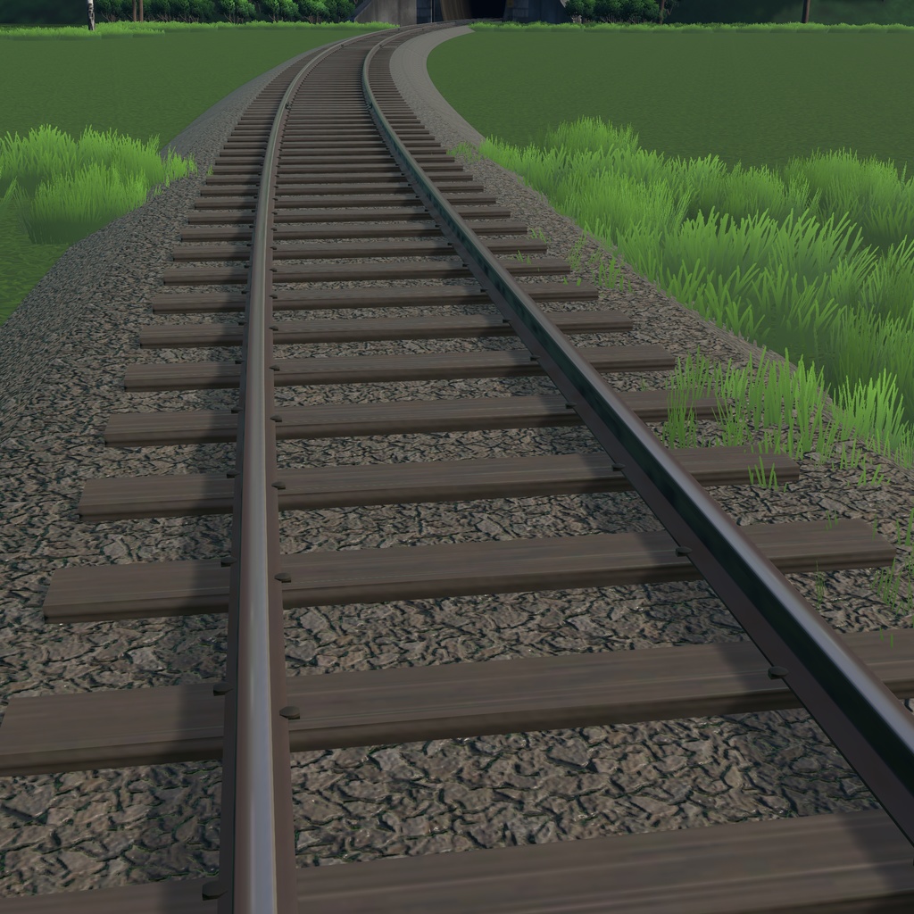 【VRChat想定】いなでんの線路セット