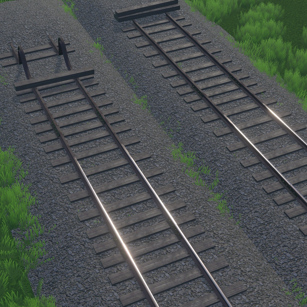 【VRChat想定】いなでんの線路セット