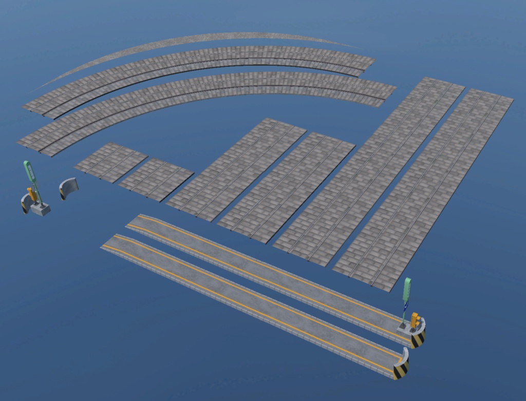 【VRChat想定】併用軌道セット