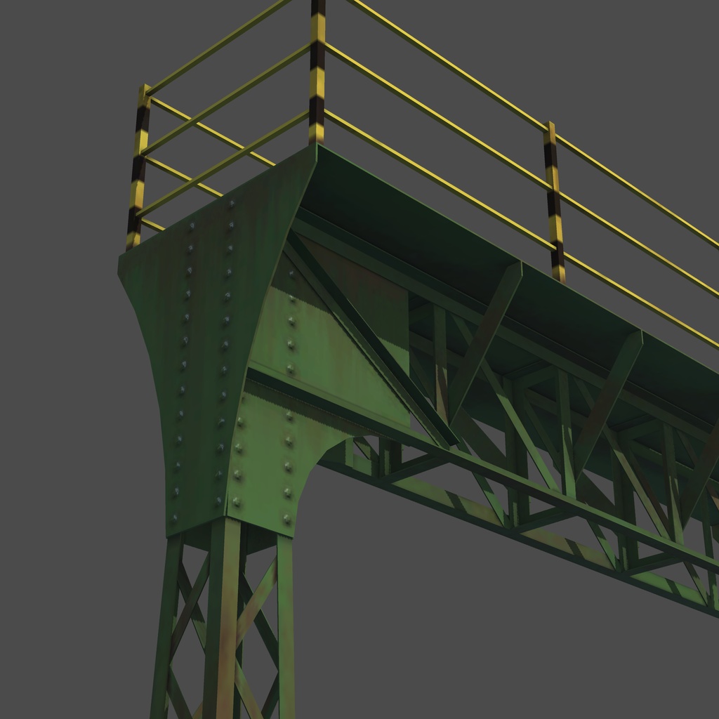 【VRChat想定】信号橋(無料配布アイテム)