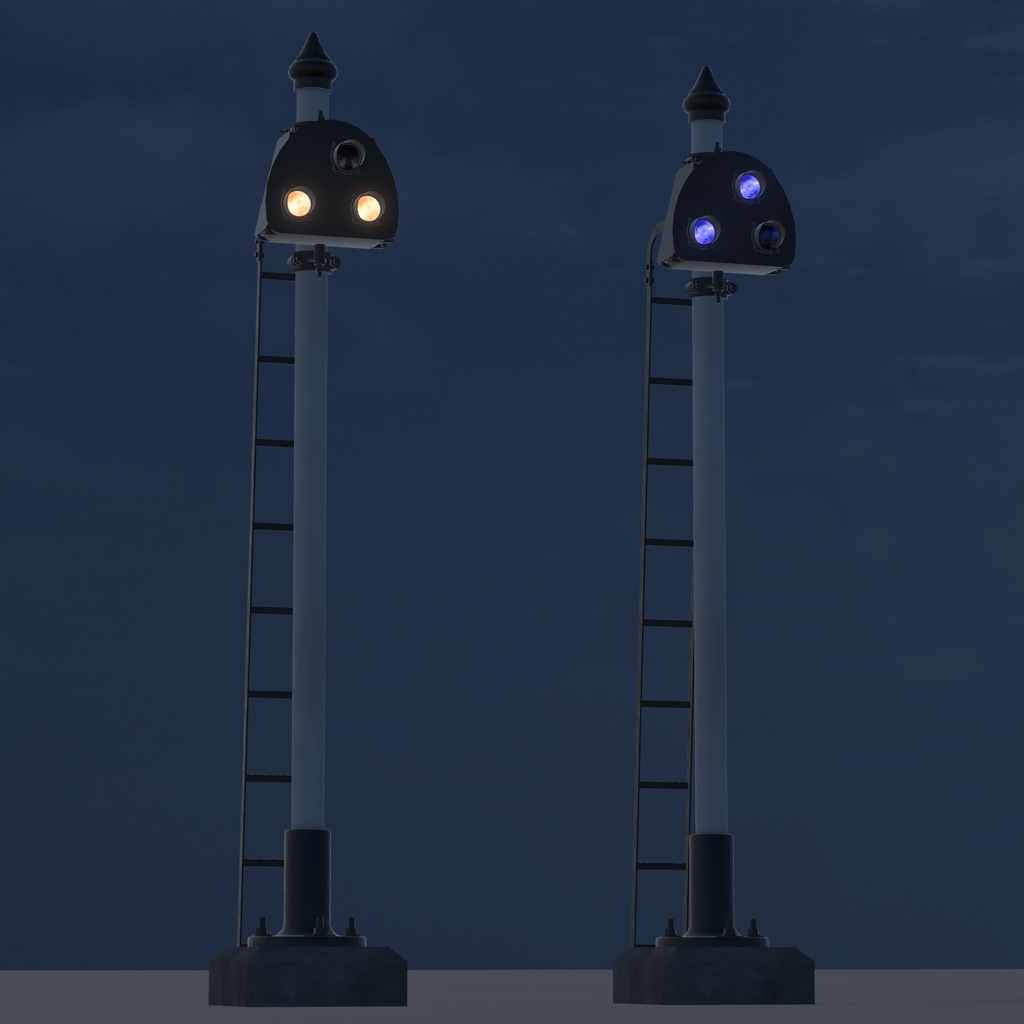 【VRChat想定】入換信号機・入換標識