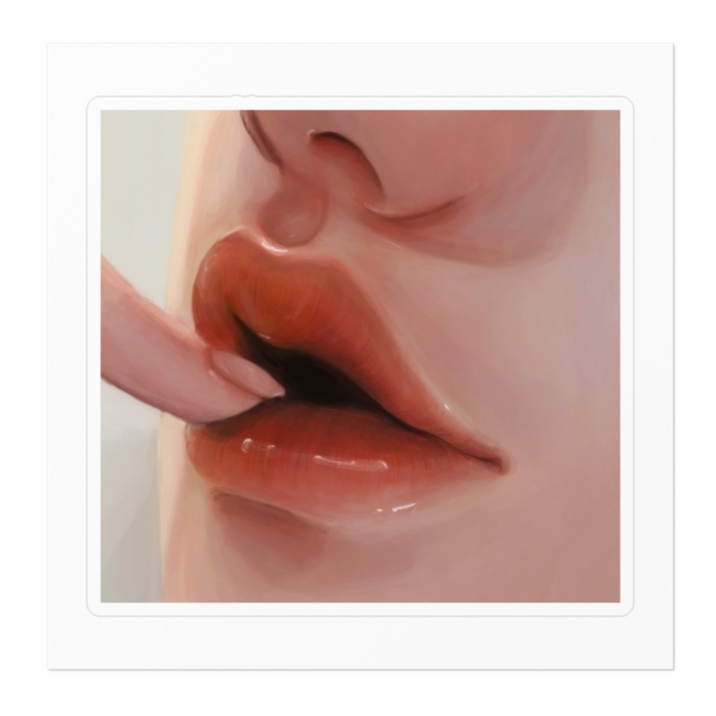 Red Lips 唇ステッカー