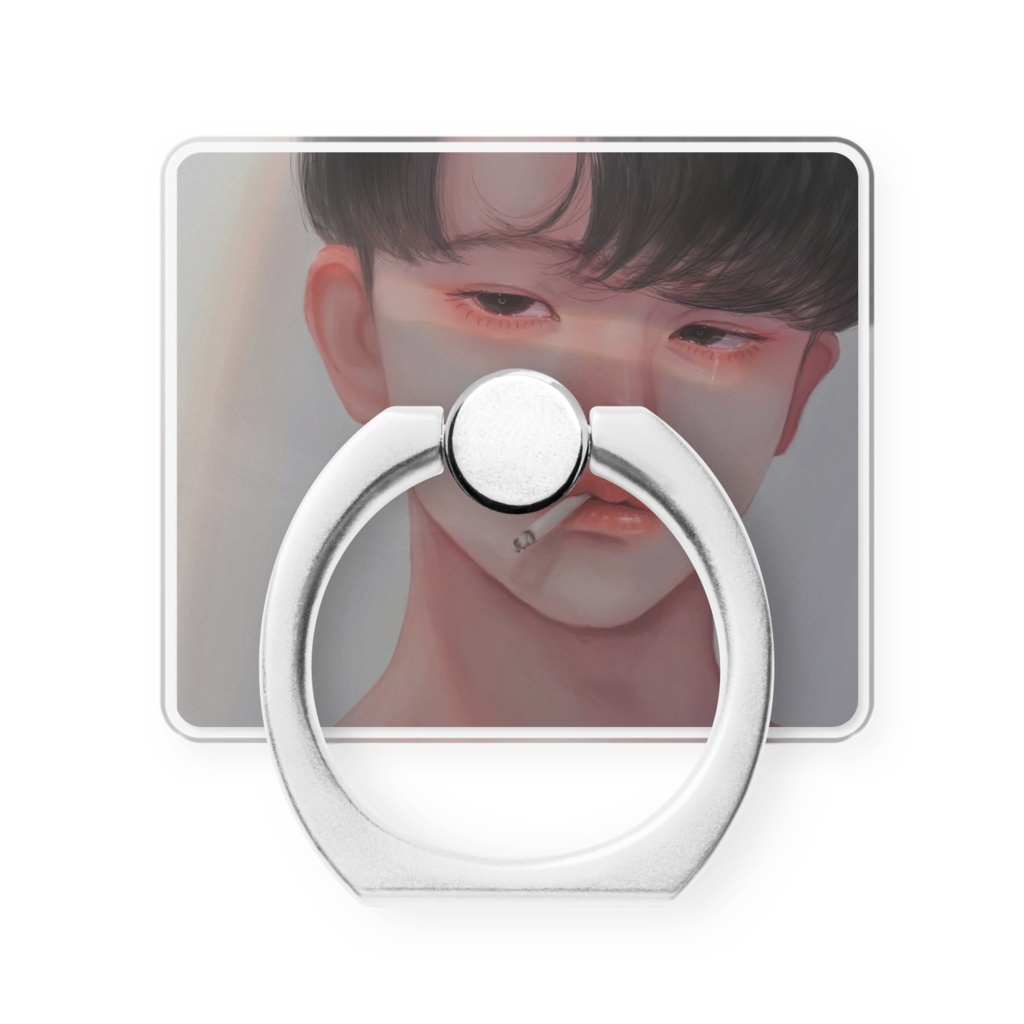 crying boy スマホリング