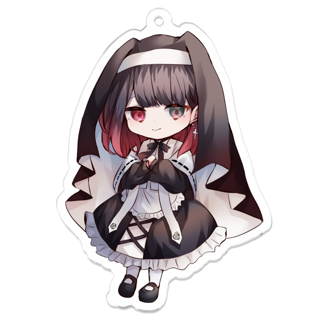 教祖ｻﾏくろみやのアクキー（スマホ壁紙つき）