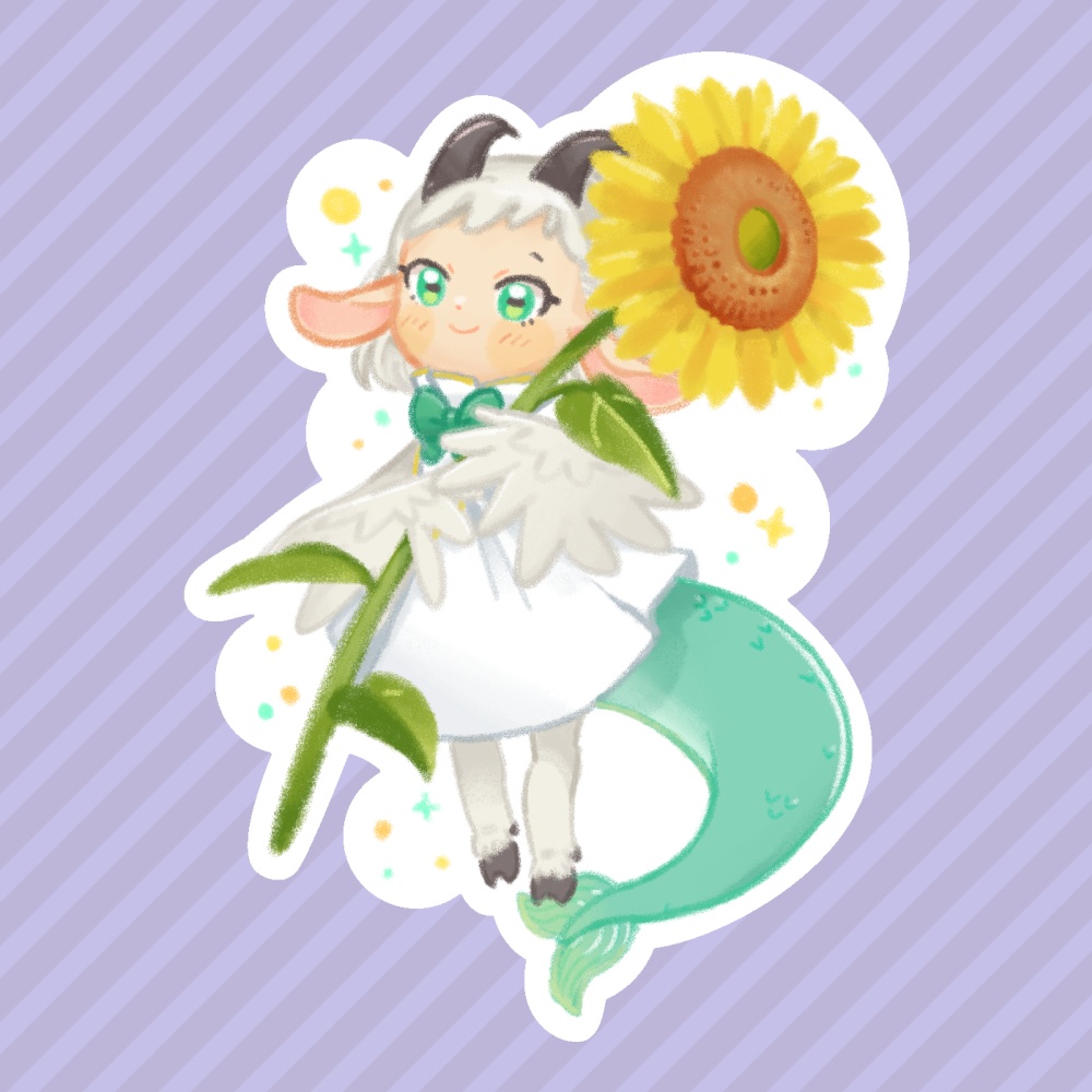 ステッカー/13.花束町めらさん