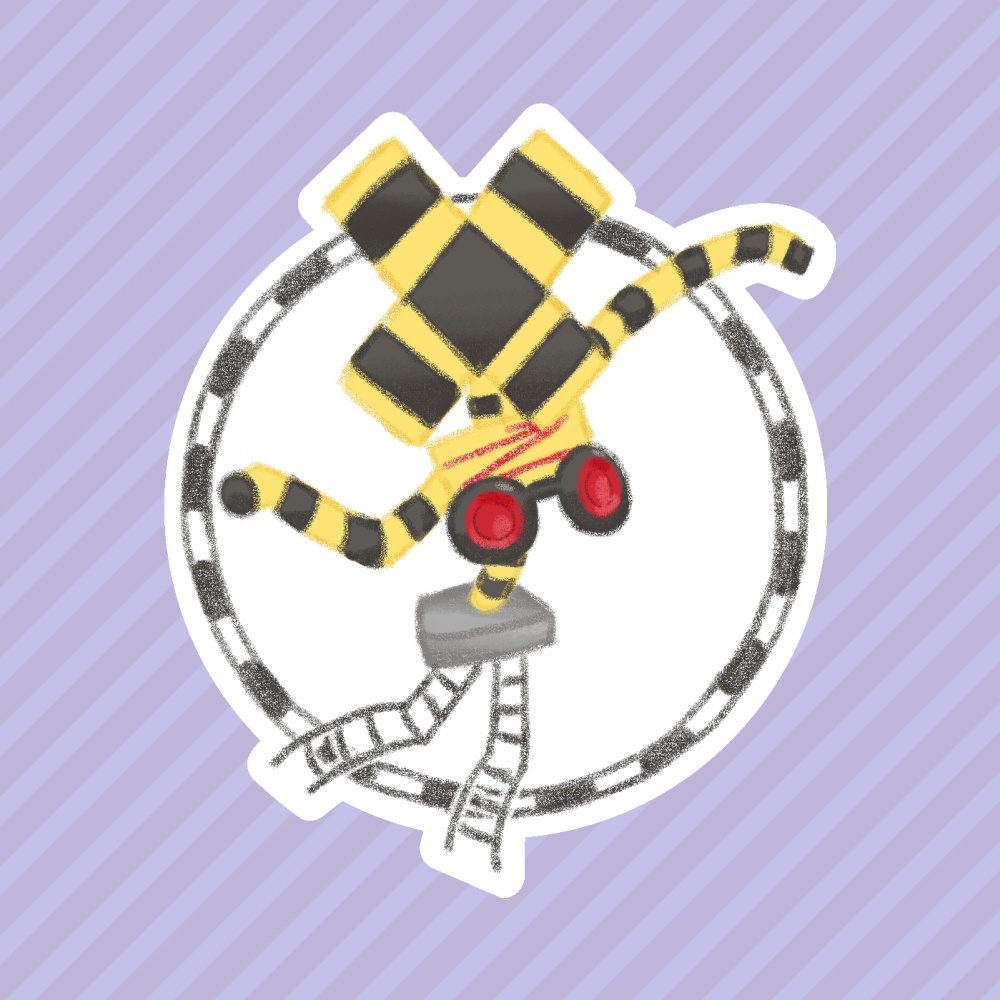 ステッカー/26.フミキリーネ・クワンさん