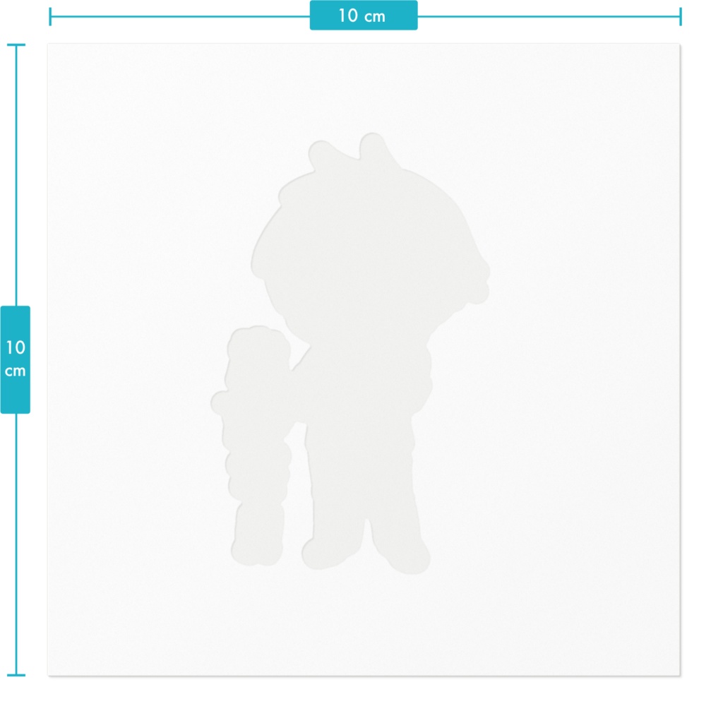 2等身粛正罰丸 ステッカー