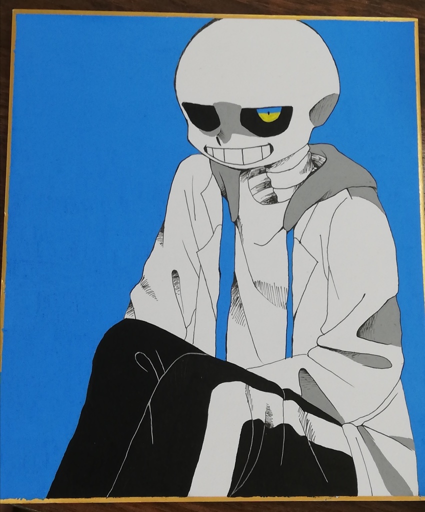 白衣Sans色紙　中サイズ