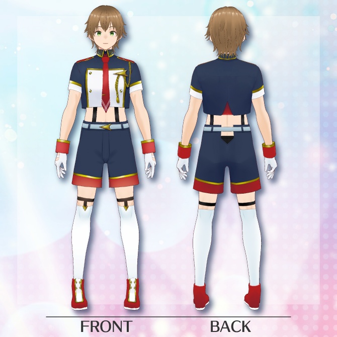 【VRoid】アイドルユニット衣装