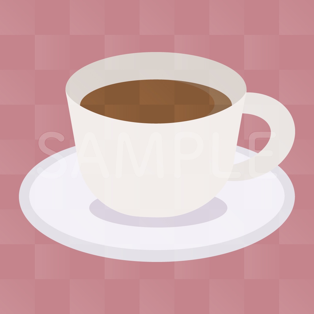 【商用利用可】シンプルでオシャレな喫茶店・カフェのイラスト【Illustrator/.ai形式】