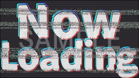 【配信者向け】レトロVHSなローディング画面/閑話休題/次回へ続く セット