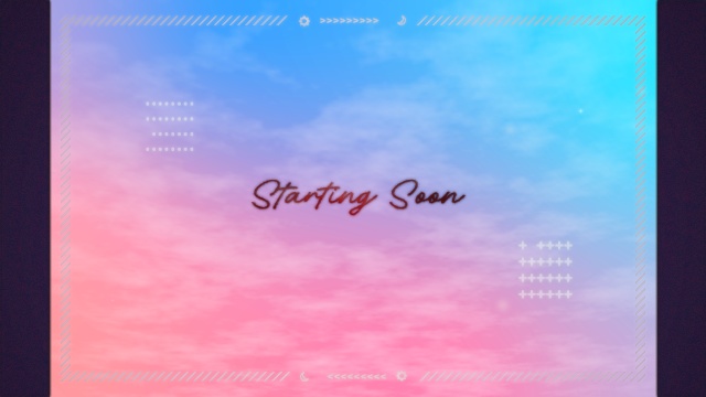 【配信者向け】綺麗な夕焼けの待機/離席/終了画面の動画素材