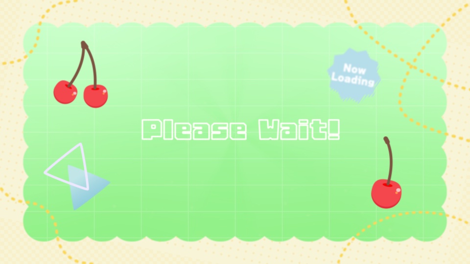 【配信者向け】「メロンクリームソーダ」待機/離席/終了画面の動画素材_BRB_Stream Screen