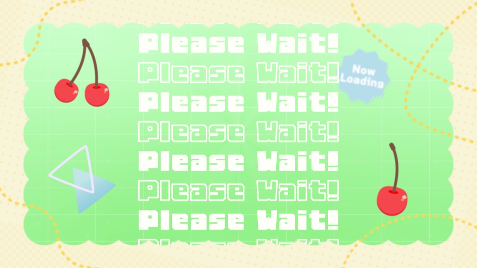 【配信者向け】「メロンクリームソーダ」待機/離席/終了画面の動画素材_BRB_Stream Screen