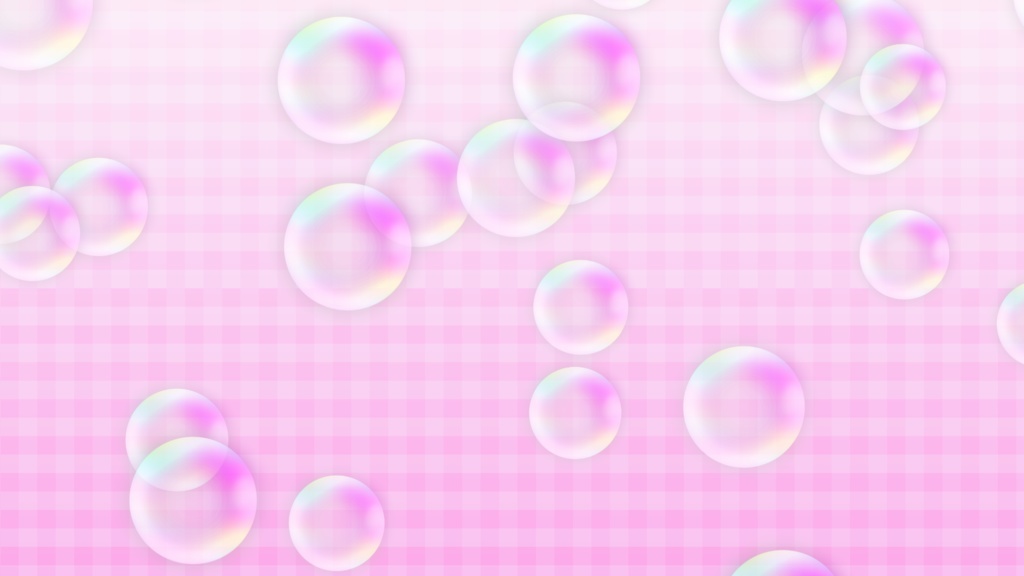 【配信・MVの背景に!】ループするシャボン玉の動画素材