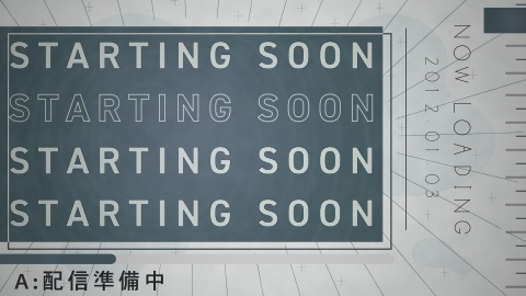 【配信者向け】シンプルモダンな待機画面「Foggy Grey」_BRB_Stream Screen