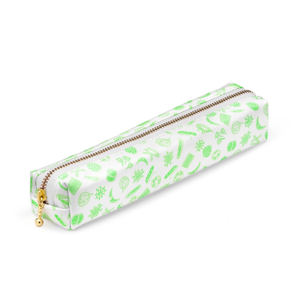 微生物ペンケース 白