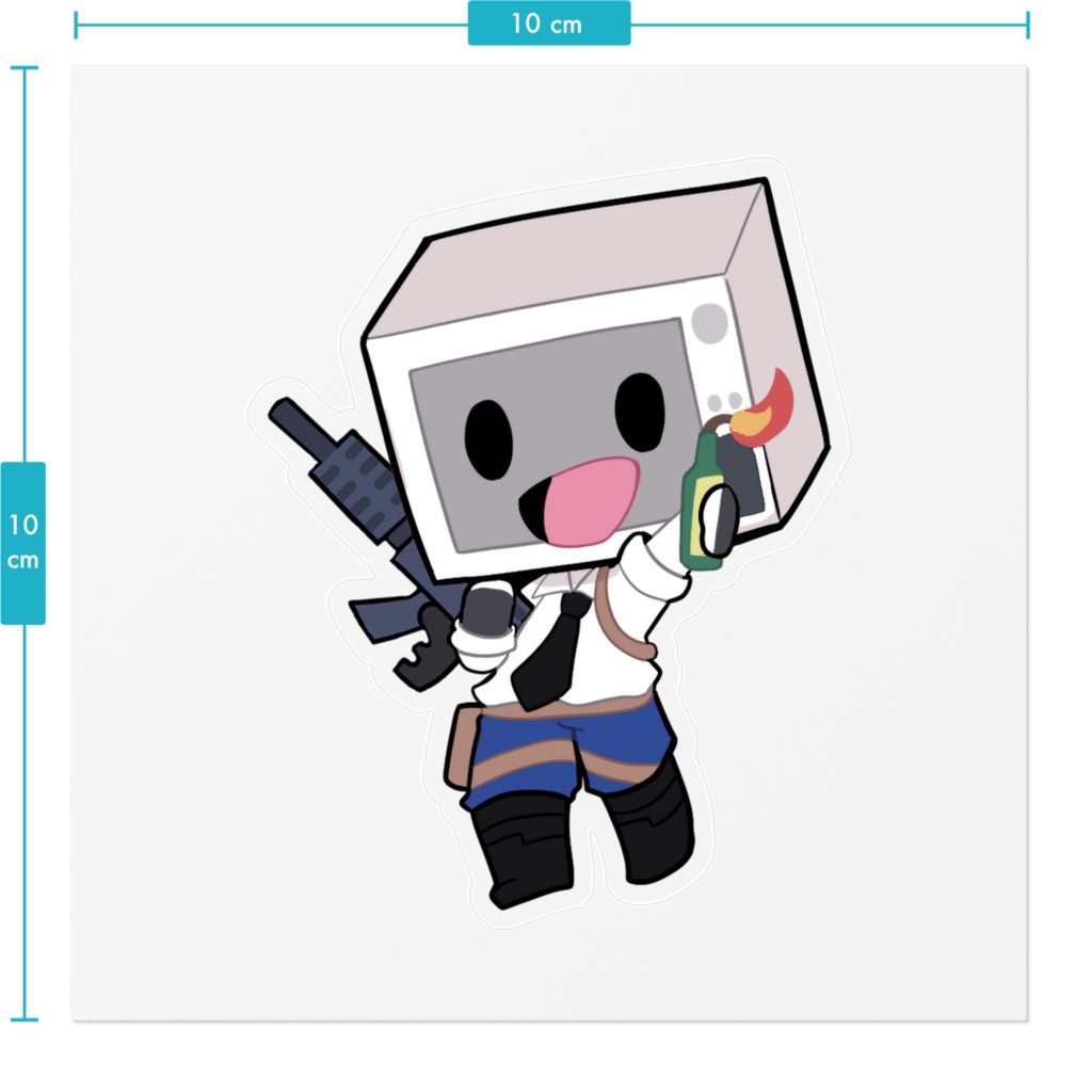 ステッカー【No.1 笑顔】