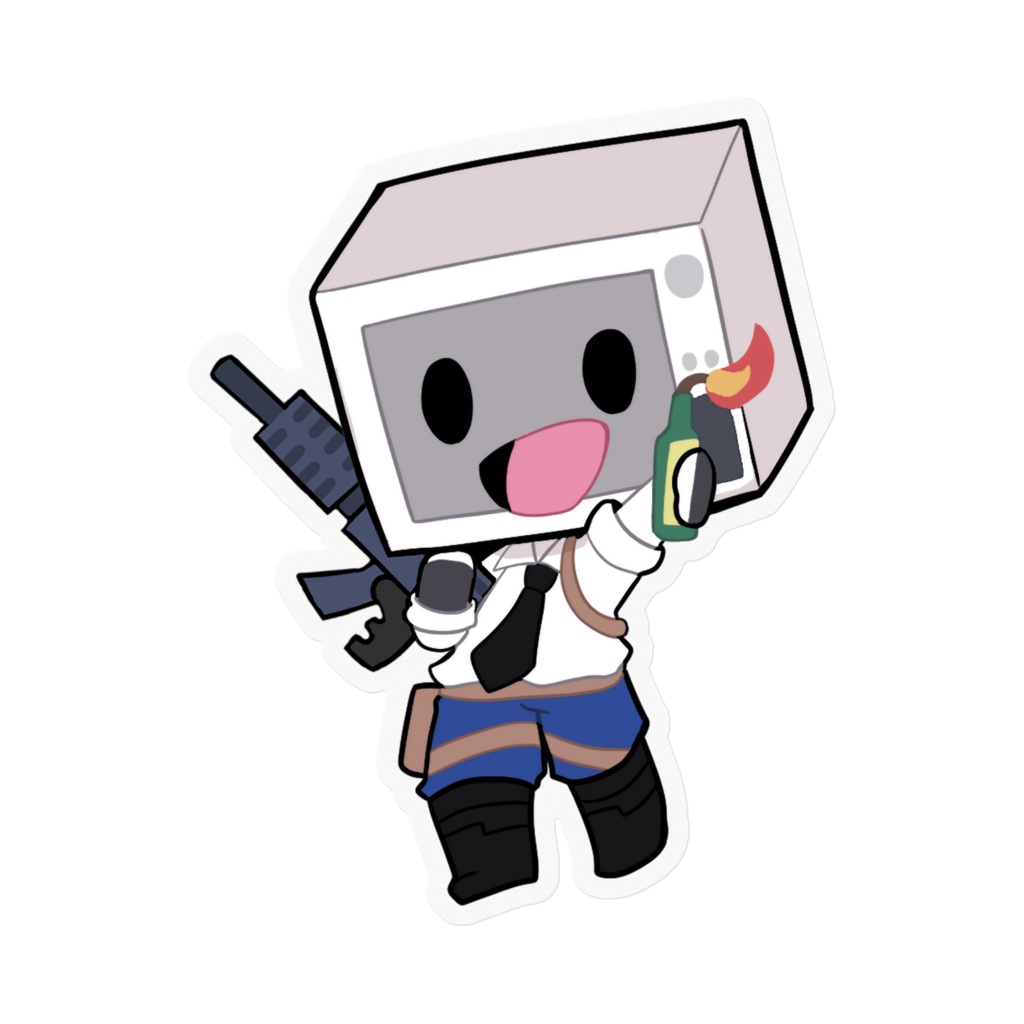 ステッカー【No.1 笑顔】