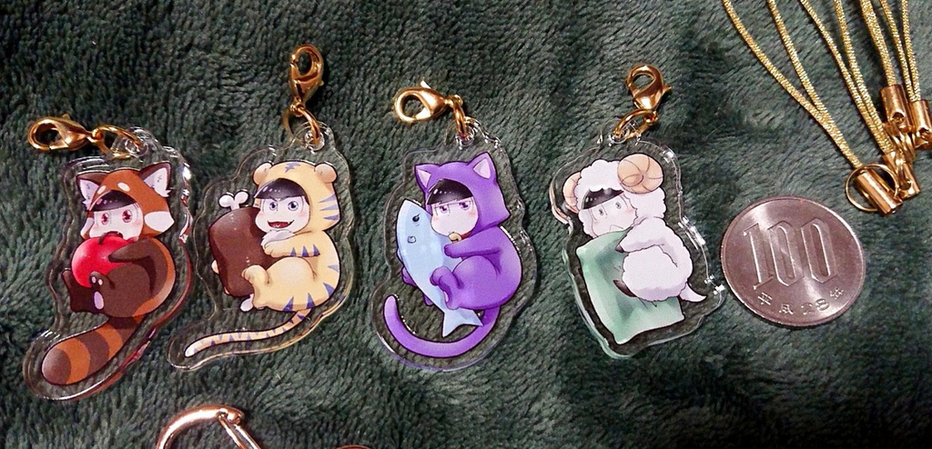 ケモ松アクリルチャーム