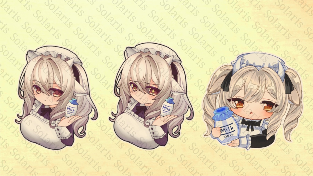 【ミルティナ対応】ミルク風鈴 イヤリング