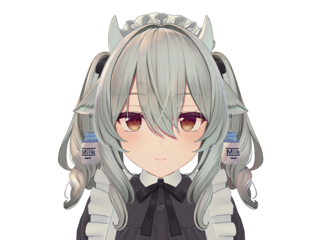 【ミルティナ対応】ミルク風鈴 イヤリング