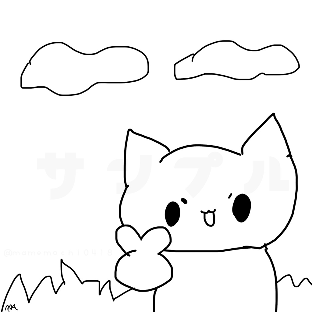 フリー線画
