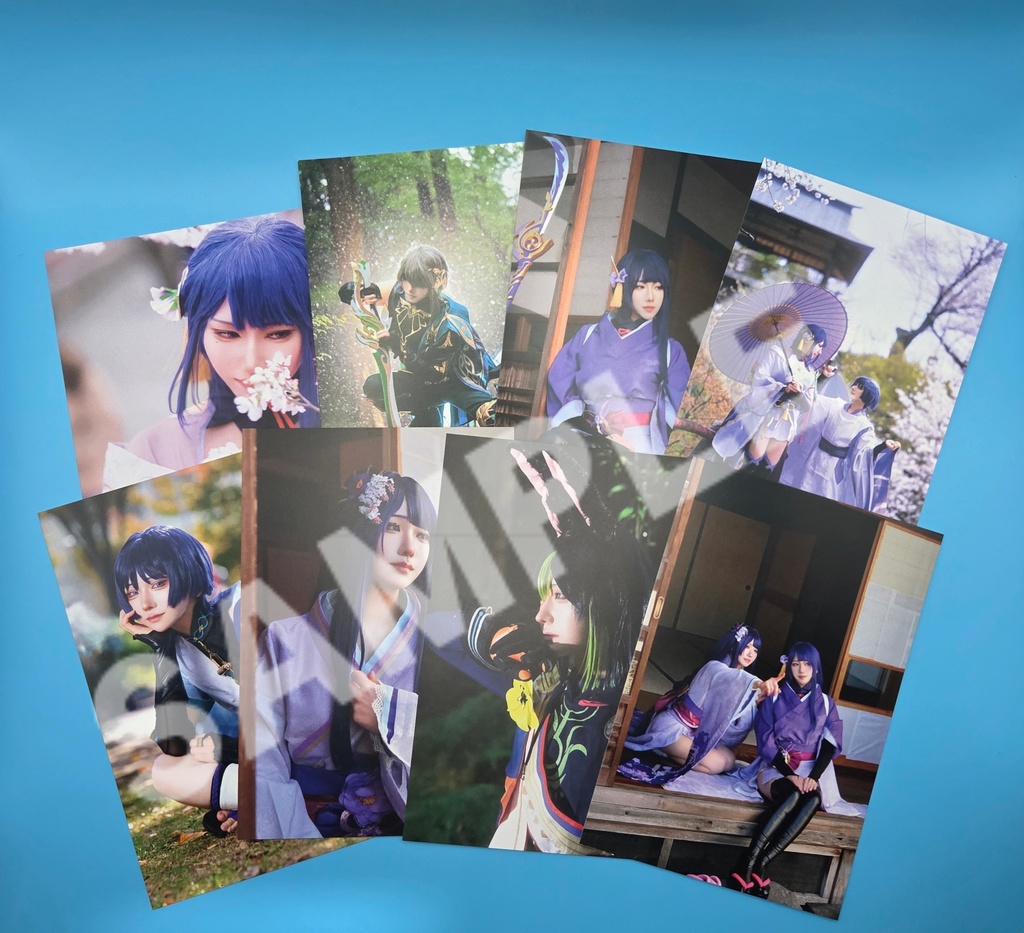 原神　ポストカード　8枚セット