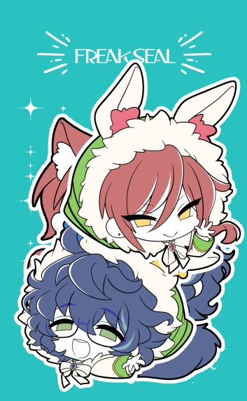 夏つむフレークシール（ほぼステッカーサイズ）