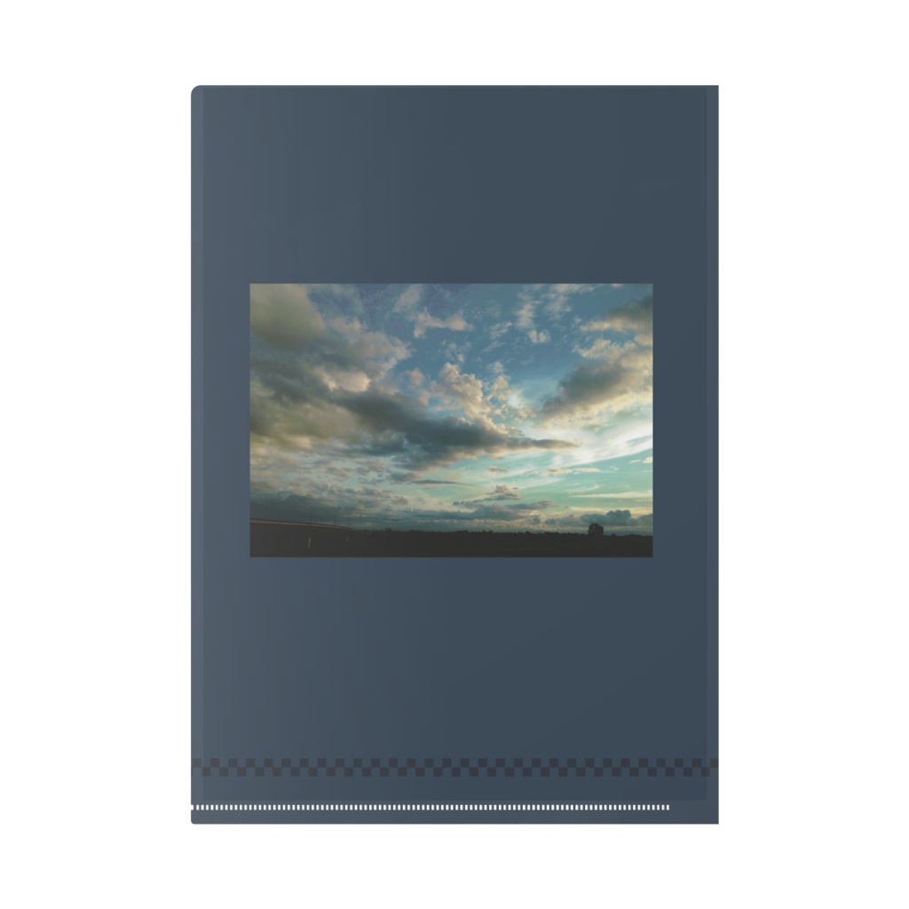 天国の光に出逢える空-クリアファイル-