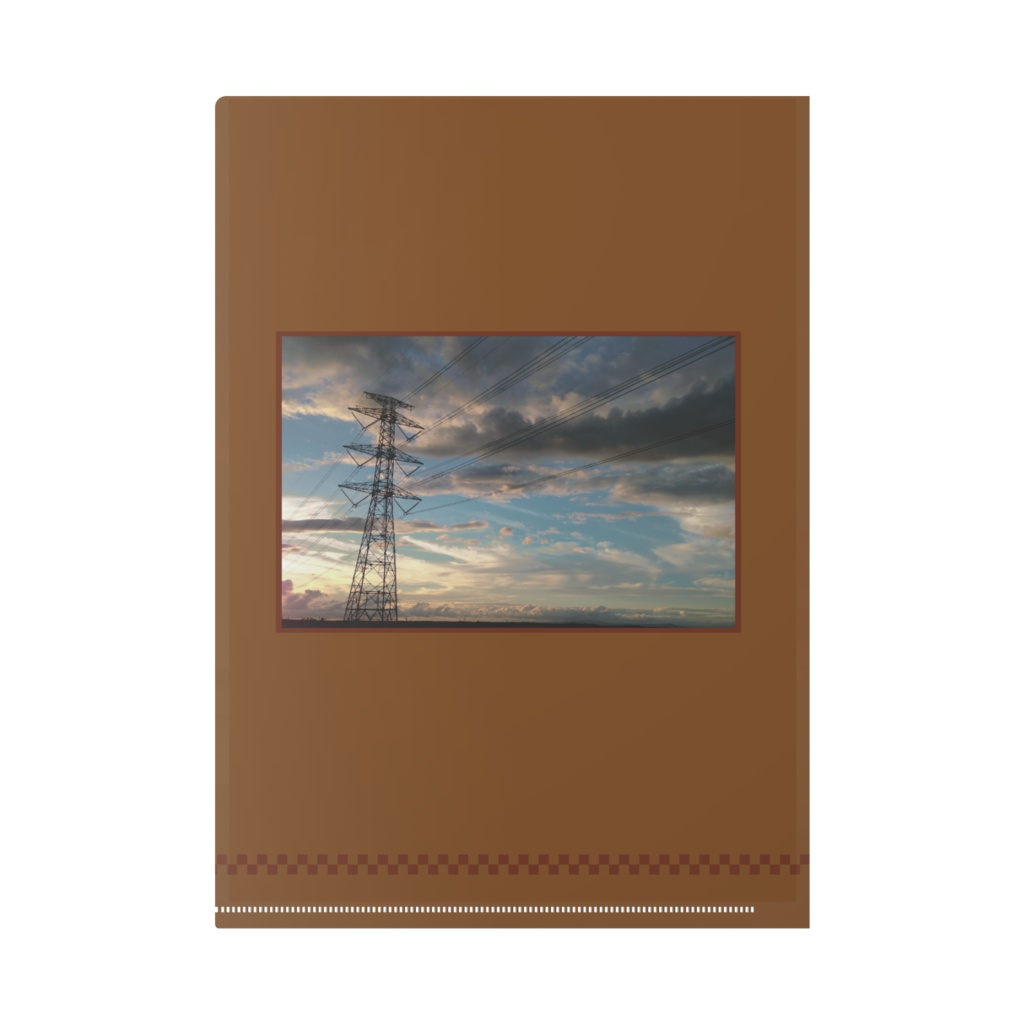 天国の光に出逢える空(縦)-クリアファイル-