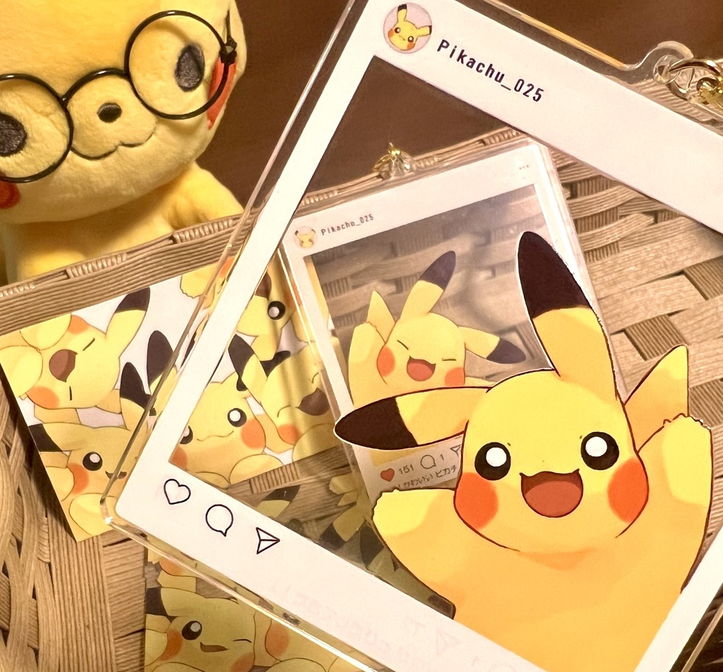 両面アクリルキーホルダー