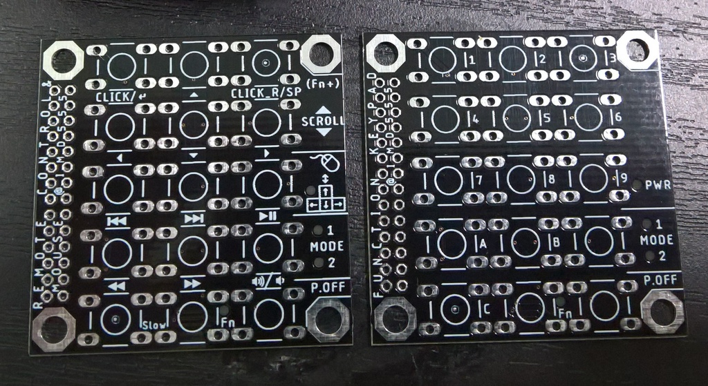 ② RemoteControl (v2) 黒 基板2種
