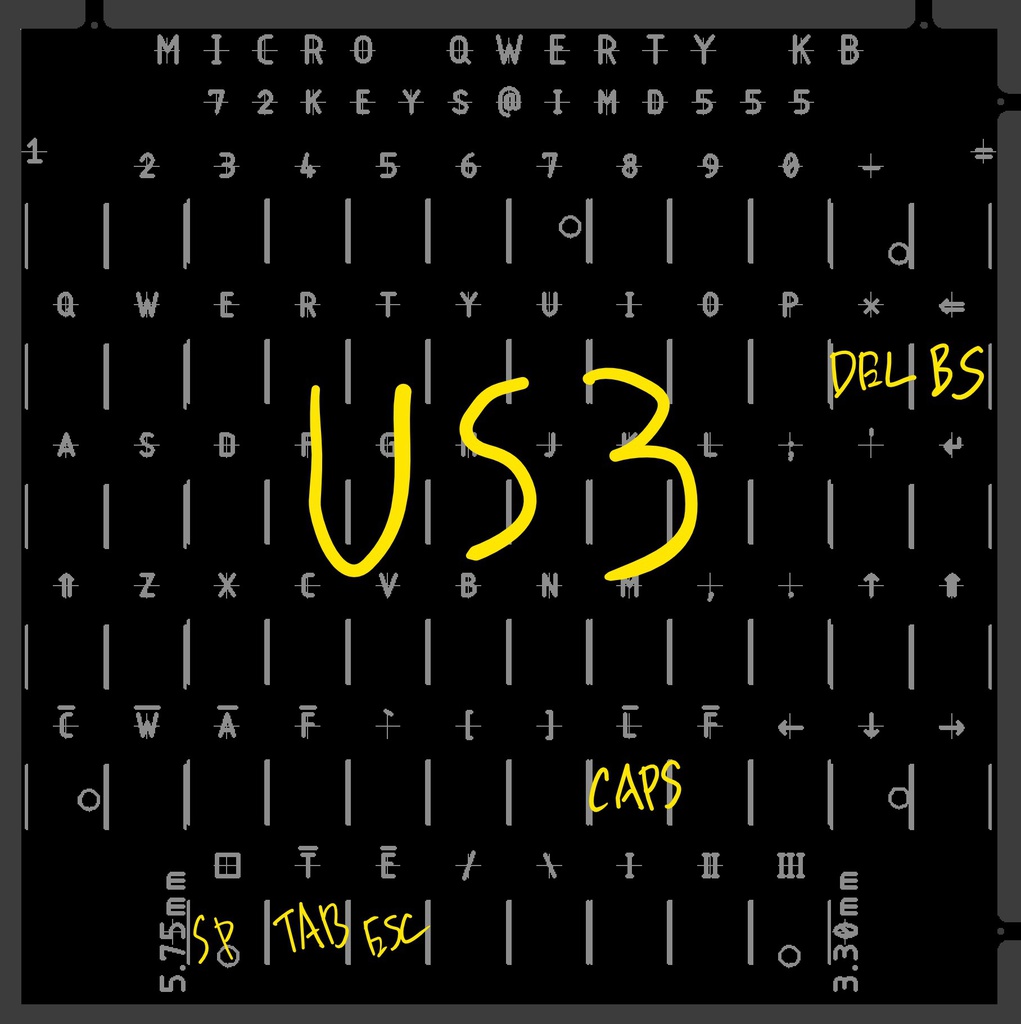 ①+②+③ microQWERTY黒 基本セット