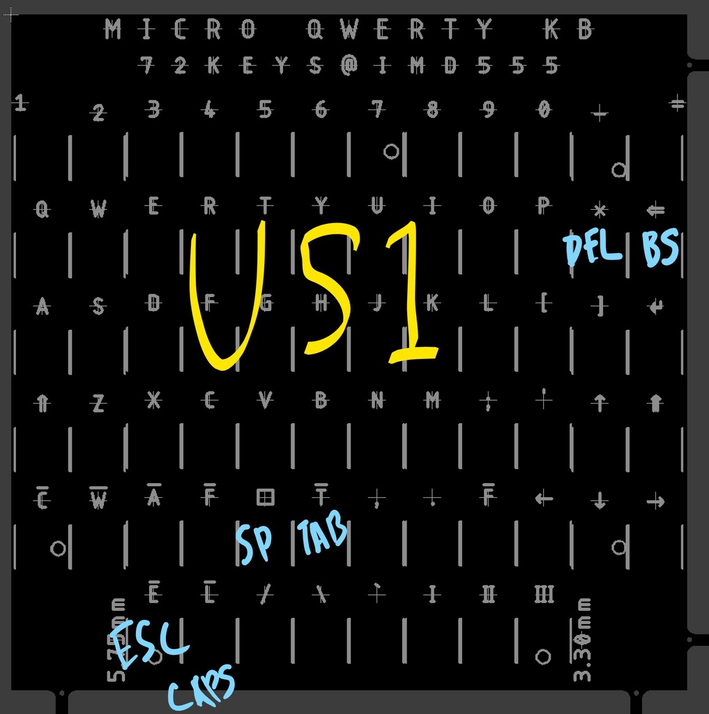 ② microQWERTY (v2) 白