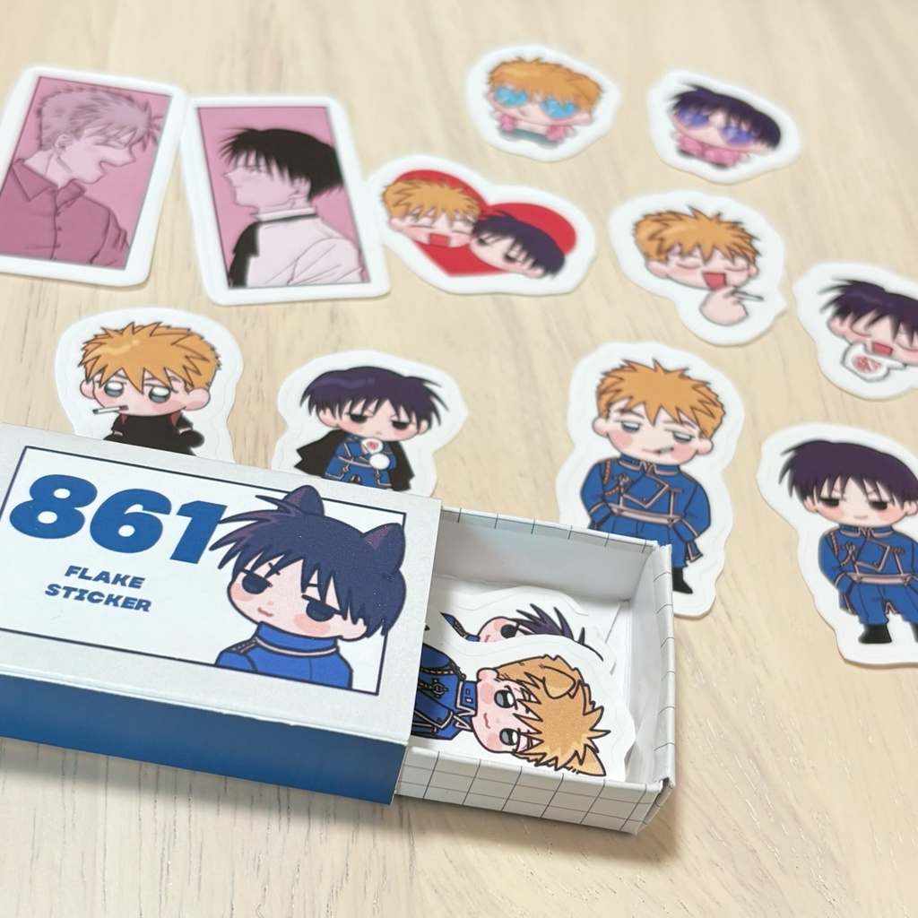 ハボロイ マッチ箱ステッカー