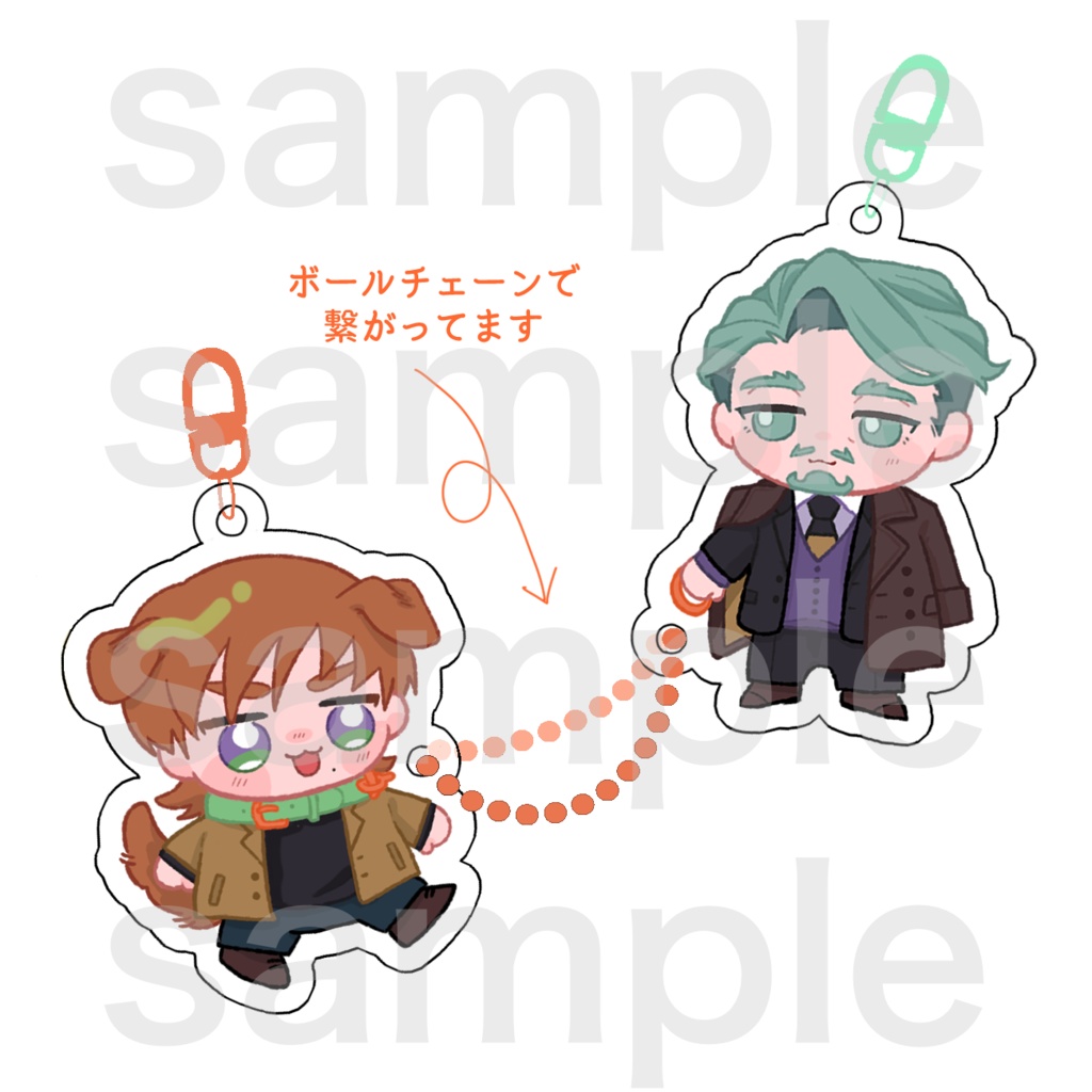 エグシャリおさんぽアクキー